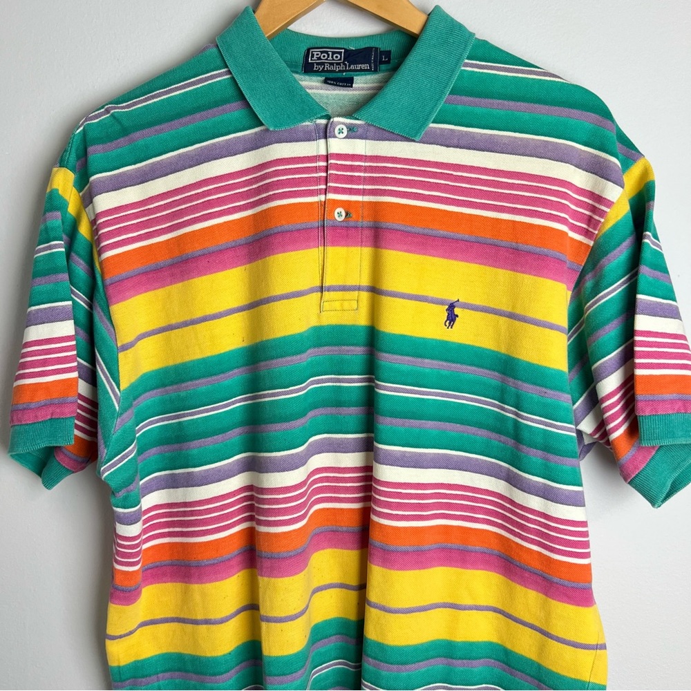 Polo Ralph Lauren Multi Color Striped Shirt
